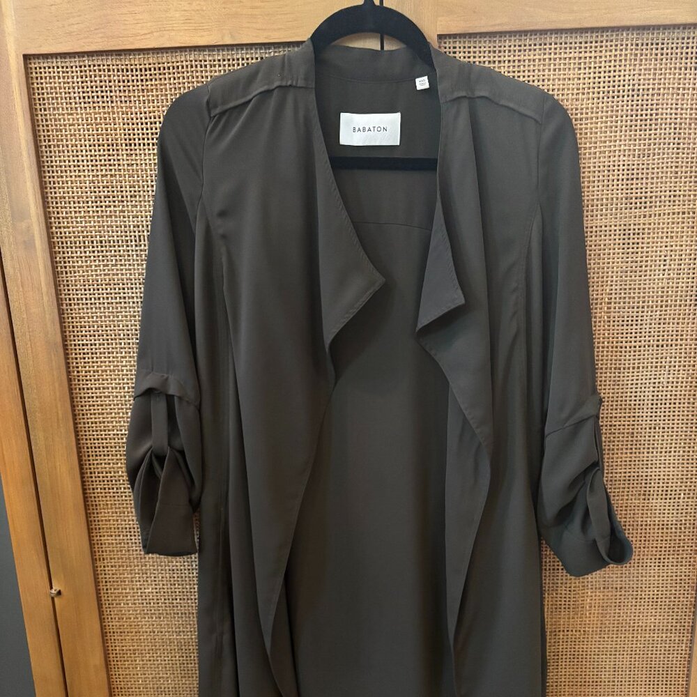 Aritzia Babaton Duster Trench-Style Jacket XS